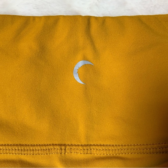 ZYIA Active Faith Mesh 7/8 legging yellow size 6-8 - Picture 3 of 4